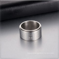 Wholesale Hot Selling Chinese Style Buddhist Rings Stainless Steel Ring Jewelry Titanium Steel Rings